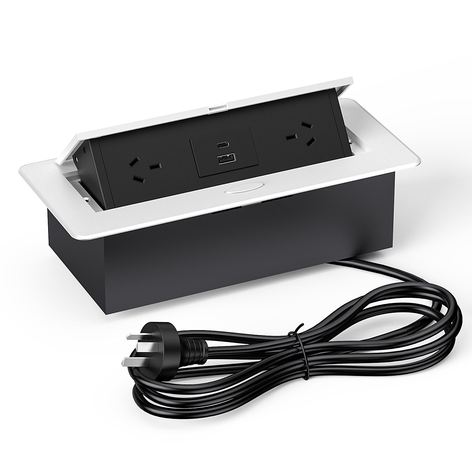 Ali Hot 3 US Power +2 USB Charging Hidden Connection Box Desk Power ...