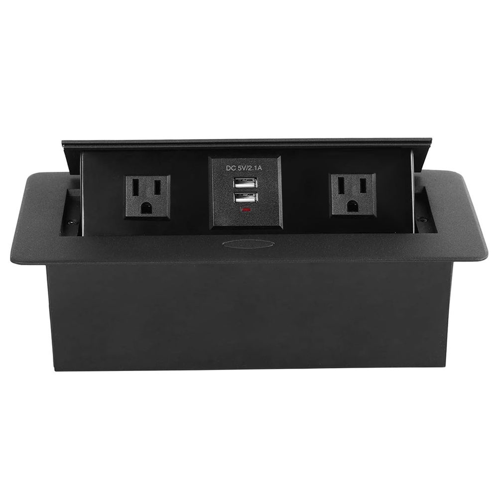 Ali Hot 3 US Power +2 USB Charging Hidden Connection Box Desk Power ...